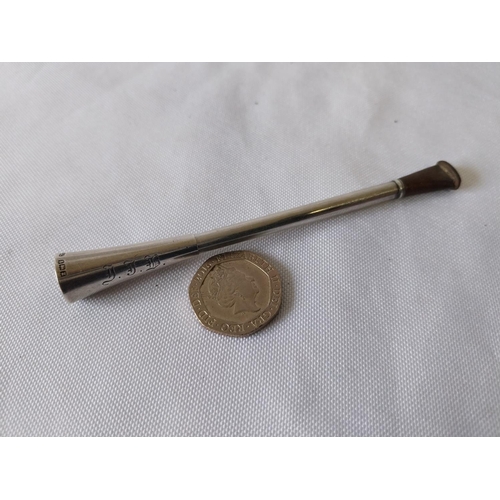 282 - HM silver extending cigarette holder