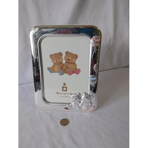 1 - HM silver large childs photo frame