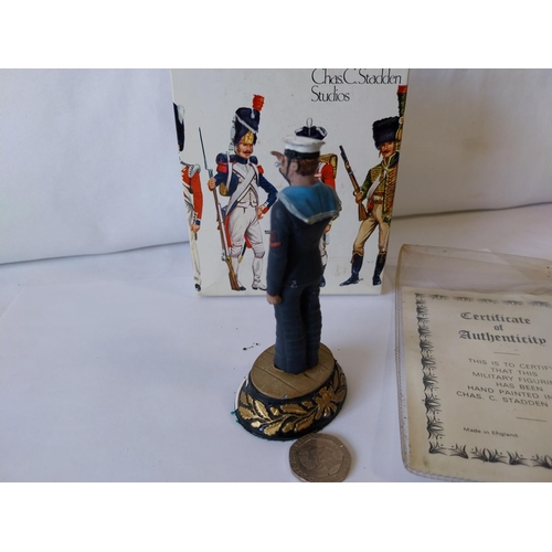 126 - The Stadden Edition Boswains Mate Royal Navy 1979 authentic hand painted figure