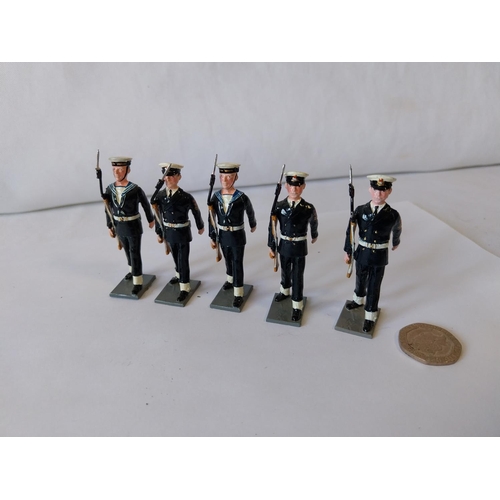 130 - unmarked lead Navy guard models