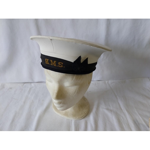 20 - vintage Royal Navy pork pie hat HMS