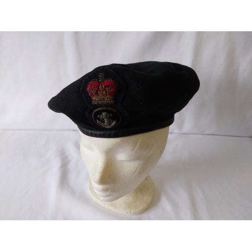 207 - vintage Royal Navy Petty officers beret