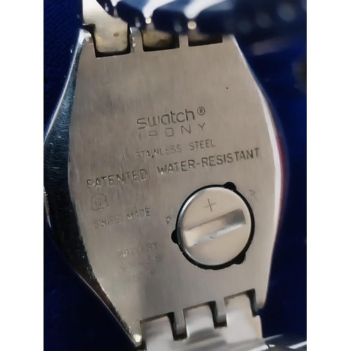 215 - boxed Swatch Irony watch