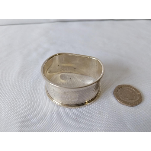 235 - HM silver napkin ring c1975