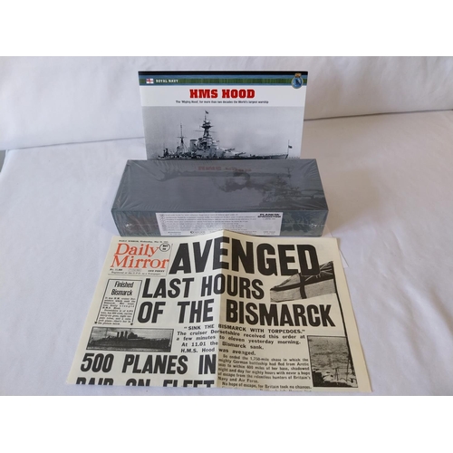 246 - Atlas Collections 1:1250 scale WW2 ships mint & sealed HMS Hood