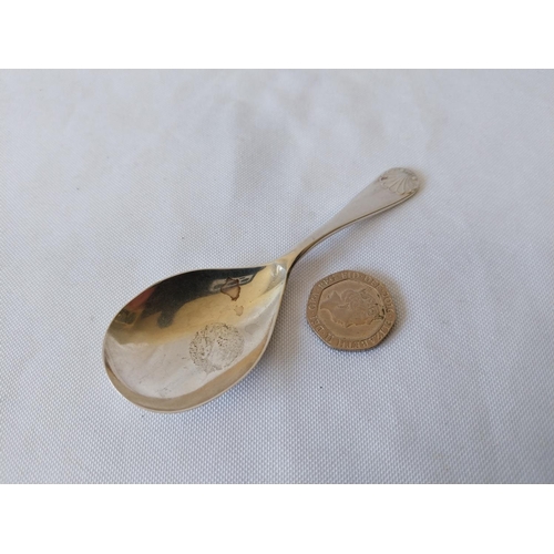 303 - HM silver tea caddy spoon c1969