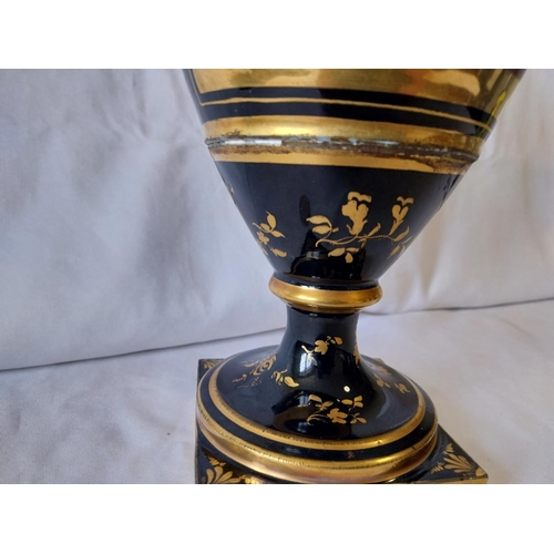 339 - 19th century porcelain vase repaired