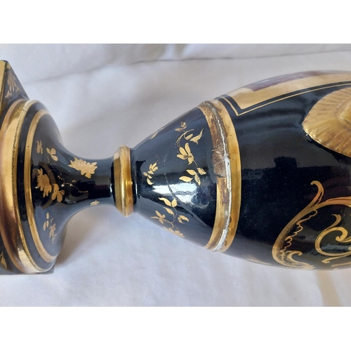 339 - 19th century porcelain vase repaired