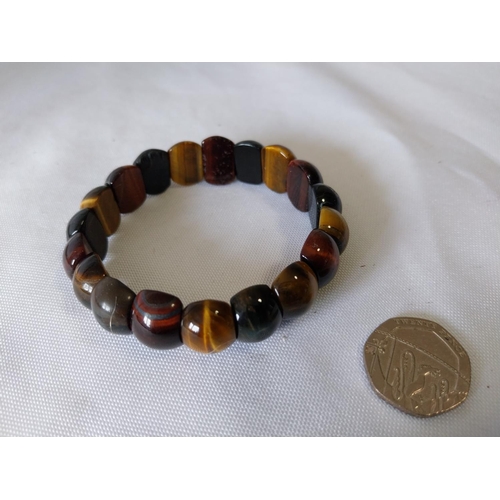 35 - tigers eye bracelet