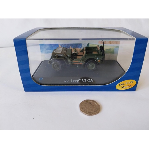 395 - American Mint diecast metal 1:43 scale Jeep