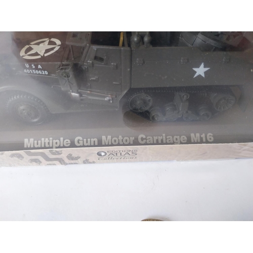 397 - Atlas Editions Multiple Gun Motor Carriage M16