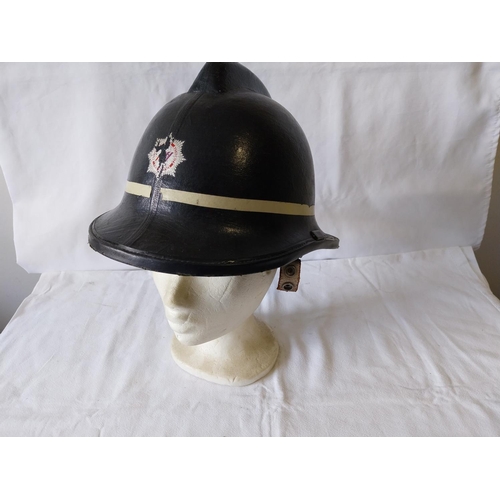 6 - 1970s vintage firemans helmet