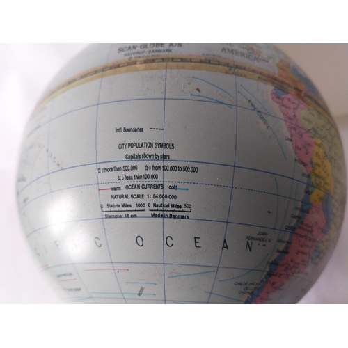 67 - vintage metal globe