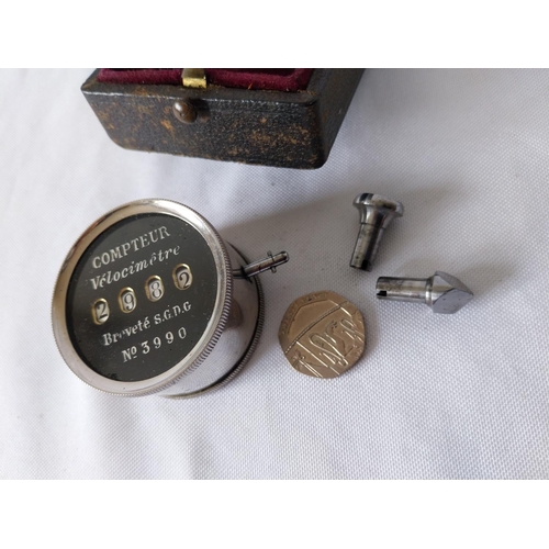 70 - antique French electrical telegraph counter