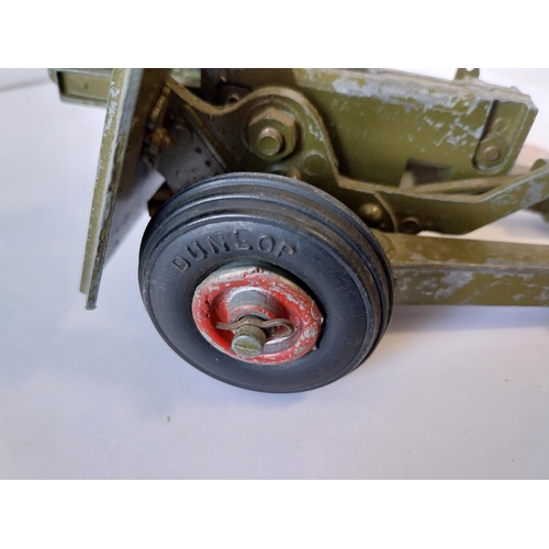 80 - vintage diecast cannon with Dunlop tyres