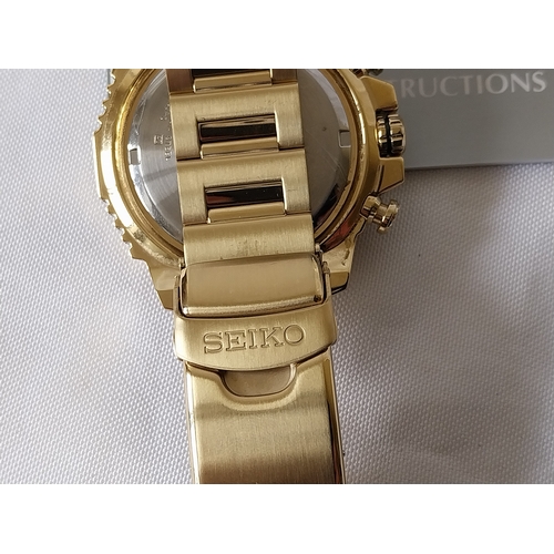 120 - Seiko Chromegraph 100m watch 7T62-OJRO good working order