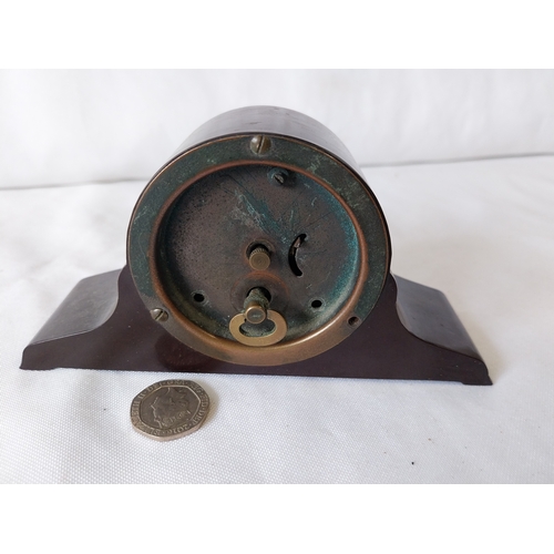 278 - miniature bakelite mantel clock for repair