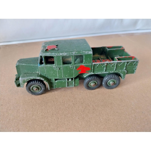 108 - vintage Dinky diecast artillery tractor