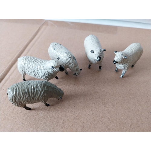 111 - vintage Britains, JoHill etc lead sheep