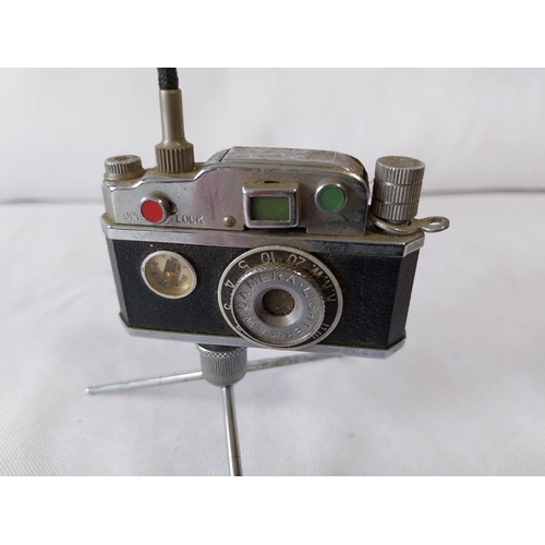 121 - complete vintage camera cigarette lighter working order