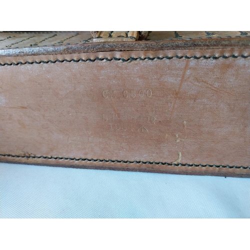 164 - vintage military leather pouch c1954