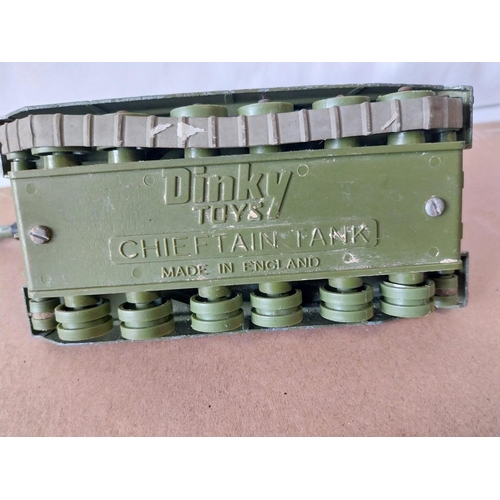 169 - vintage Dinky diecast Chieftan tank