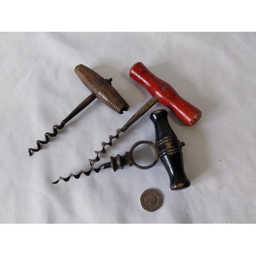 183 - 3 vintage corkscrews