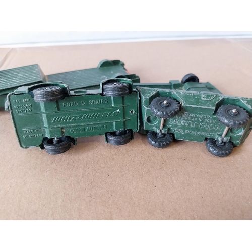 247 - 3 vintage Corgi diecast military vehicles