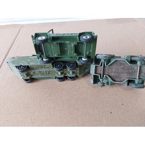 248 - 3 vintage Corgi diecast military vehicles