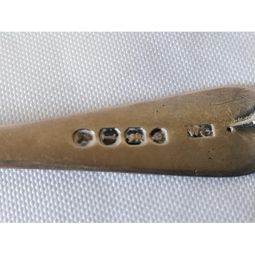 280 - HM silver Georgian spoon c1826 25grams