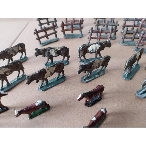 308 - vintage Britains, JoHill etc lead mixed farmyard