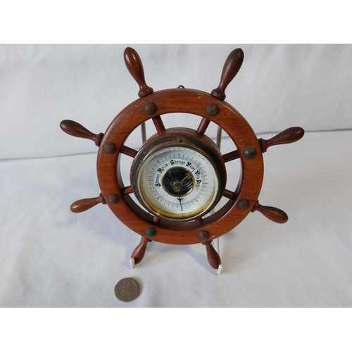 5 - ships wheel barometer