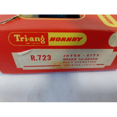 180 - Hornby Triang oo gauge R.723 brake 1st coach