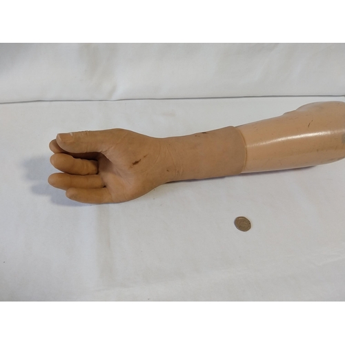 222 - vintage prosthetic right lower arm