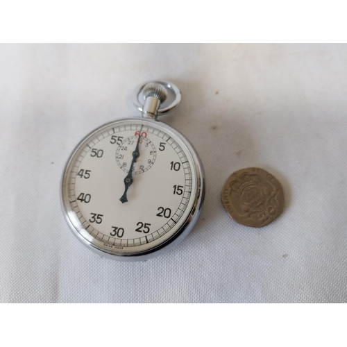 384 - vintage stop watch working order