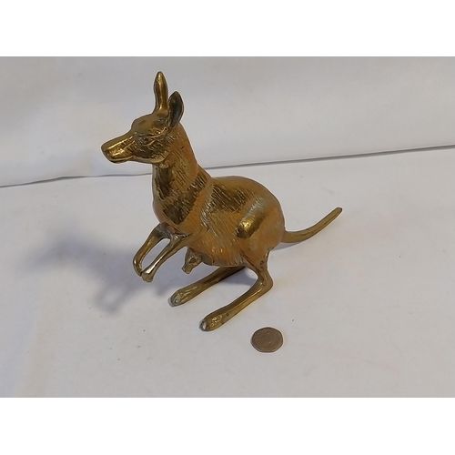 389 - brass kangaroo