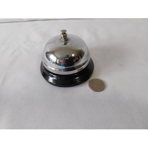 399 - chrome counter bell