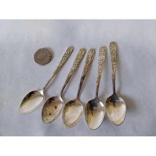 4 - 950 HM Silver spoons