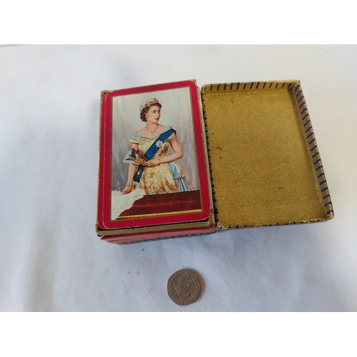 54 - 1953 Queen Elizabeth double pack of cards