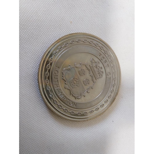 72 - 1988 commemorative coin for Southampton Docks foundation stone