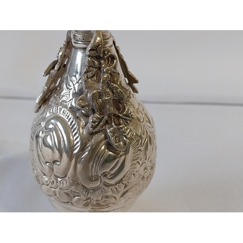 103 - Egyptian Hallmarked silver Rosewater sprinkler