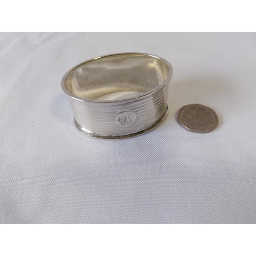 120 - HM Silver napkin ring c1930