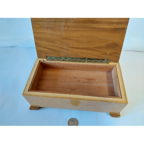 13 - vintage roulette wooden box