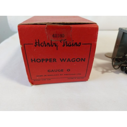 23 - Vintage boxed Hornby O gauge rolling stock Hopper Wagon