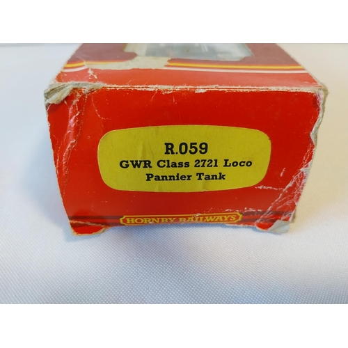 27 - Hornby oo gauge locomotive R059 GWR Class 2721 pannier tank