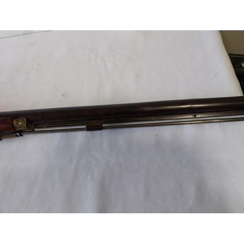 363 - 1850s percussion rifle see pictures for marks NOT POSTABLE