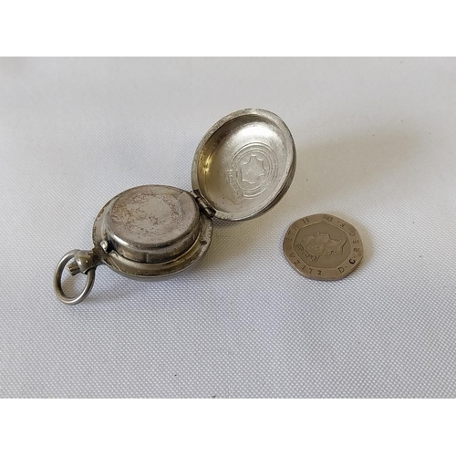 206 - silver plated sovereign case