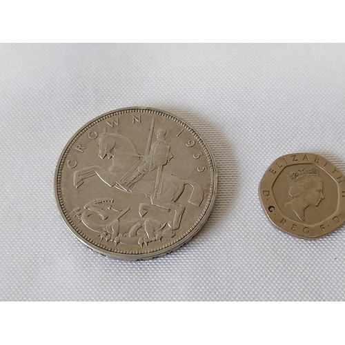 194 - Silver rocking horse crown 1935