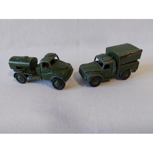 199 - 2 Dinky diecast military vehicle