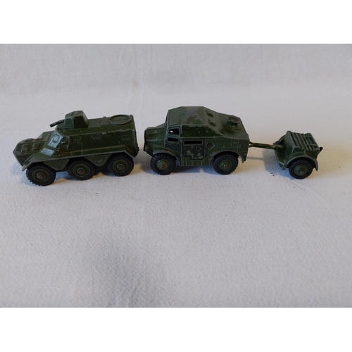 200 - 2 Dinky diecast military vehicle